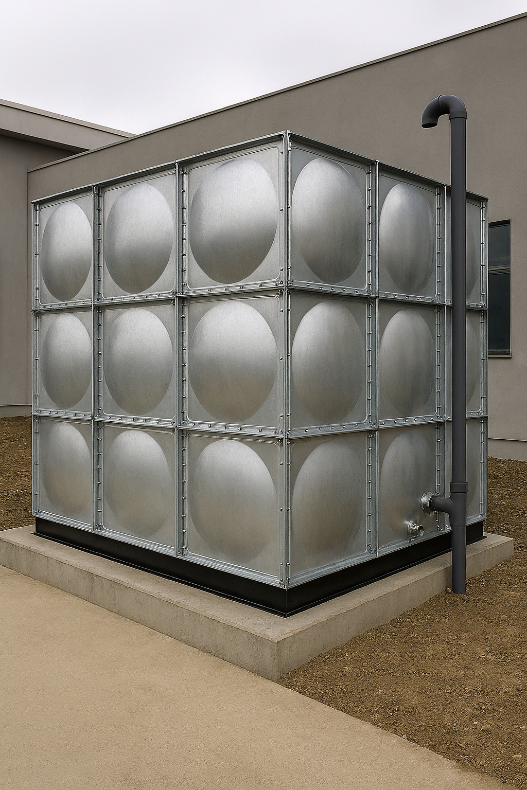 Endüstriyel Ortamda Modüler Su Deposu